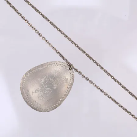 Collier, Ankar, ca 70cm, Norrbotten, 58mm, Jokkmokks Tenn år 1975, Tenn