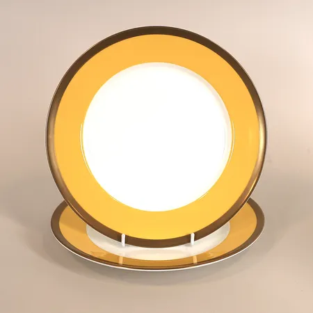 Ett par mattallrikar, Nobel, Karin Björquist för Rörstrand, ca Ø26cm, originalkartong, smärre slitage. Skickas med postpaket.