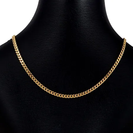 Halskedja Pansar, 18K guld, Svedbom & Co AB (SVE), längd 44,0 cm, bredd 3,5 mm, tjocklek 1,8 mm, fint skick Vikt: 22,2 g