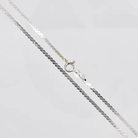 Collier, 60cm, bredd 2mm, silver 925/1000 Vikt: 7,4 g