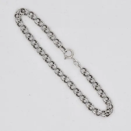 Armband Bismarck, 19cm, bredd 4,8mm, silver 835/1000 Vikt: 4,7 g