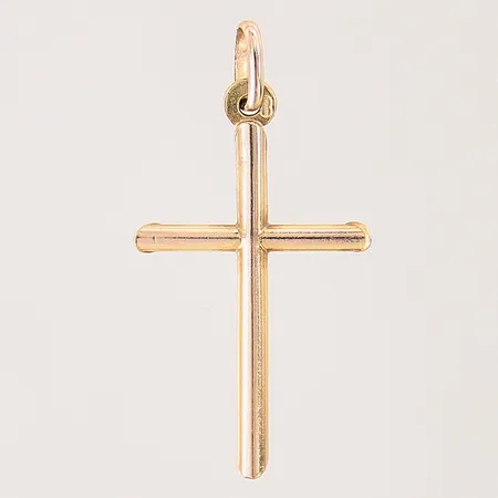 Hänge, kors, 34x17mm, 9K Vikt: 0,8 g