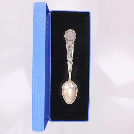 Dopsked, Prins, 11,5cm, Ceson år 1980, 830/1000 silver, i originaletui Vikt: 16,1 g