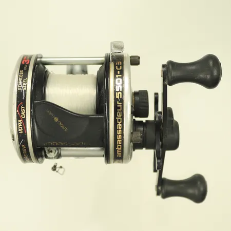 Fiskerulle, Ambassadeur 5501-C3, vänstervevad, bruksslitage Vikt: 0 g