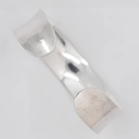 Armring, stämplad Chris, öppen skena, Ø 60mm, bredd 15,4mm, silver 950/1000 Vikt: 16,4 g