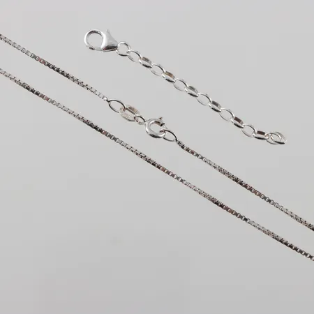 Kedja venezia, längd 34cm + förlängning 5cm, silver Vikt: 2,5 g