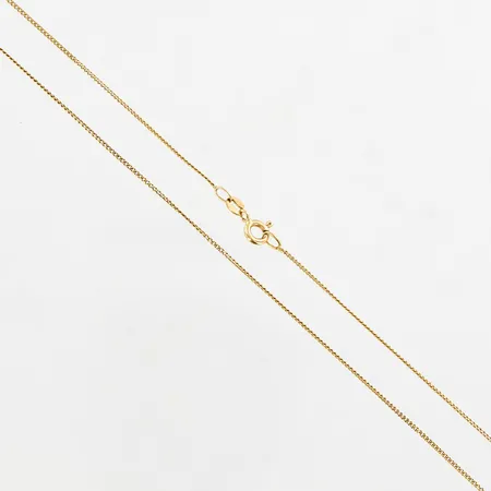 Kedja Pansar, 51,5cm, bredd: 1mm, 14K Vikt: 1,9 g