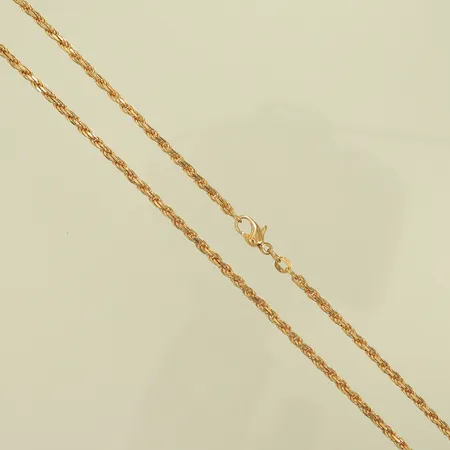 Halsband cordell 60 cm, bredd 3 mm, 18K 20,9g Vikt: 20,9 g