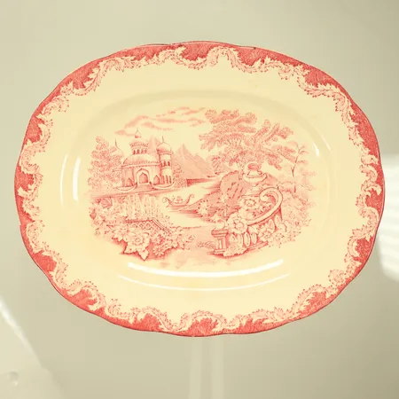 Uppläggningsfat, Rörstrand Bengali, 23 x 18,5cm, krackeleringar Vikt: 0 g Skickas med postpaket.