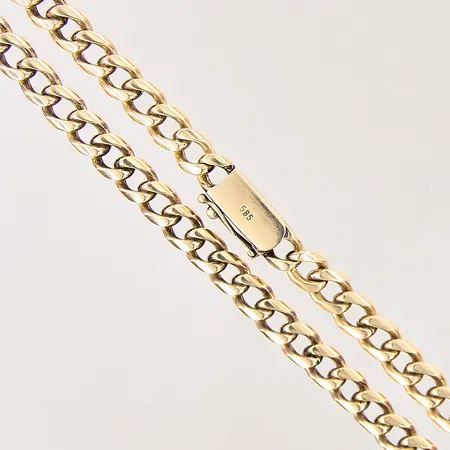 Kedja Pansar, längd 54cm, bredd 5mm, 14K Vikt: 39,6 g