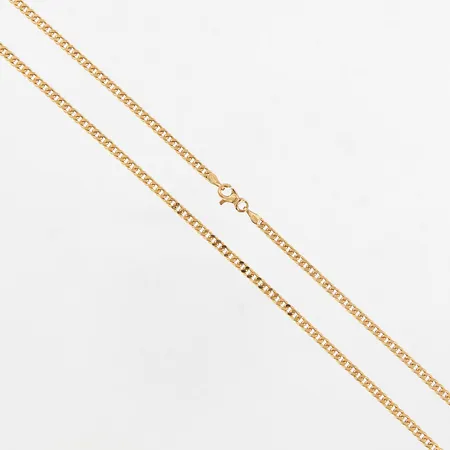 Kedja Pansar, 54,5cm, bredd: 3mm, GHA,18K Vikt: 6,7 g