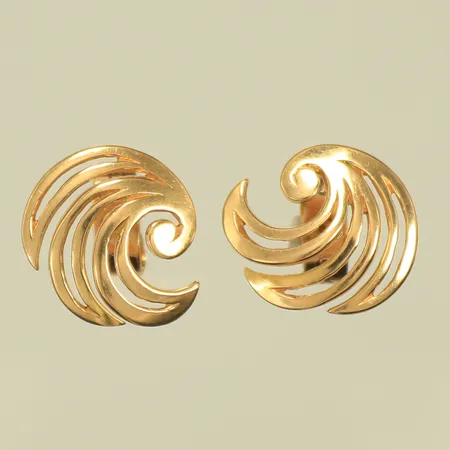 Örhängen, Ø 15mm, 18K, 3,3g Vikt: 3,3 g