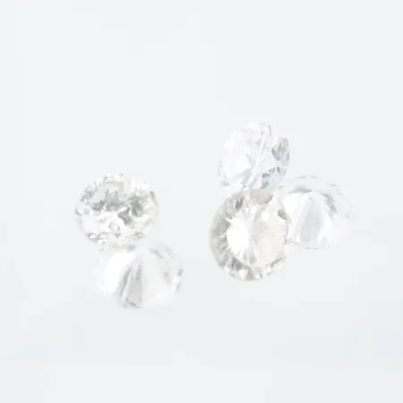 5st Lösa Diamanter. 0,12ct/st, W-Cr/VS-Si