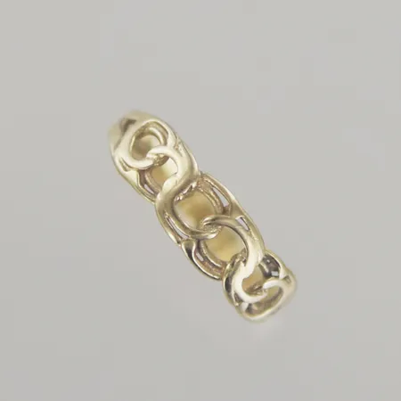 Ring bismark, Ø 17 mm, bredd 2,6 mm, 18K Vikt: 1,5 g