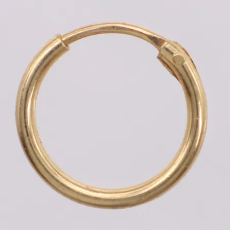 Ett udda örhänge, Ø13,3mm, bredd 1,8mm, 14K Vikt: 0,4 g