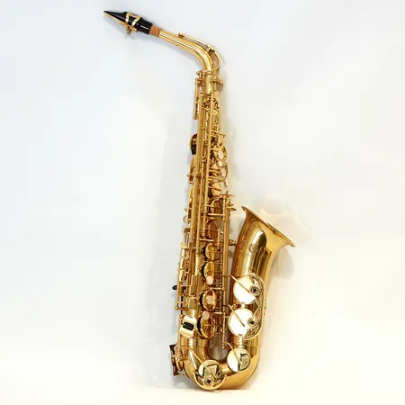 Saxofon Jupiter JAS 767 III, serie-nr: TF-05217,  extra rörblad i kartong, manual, i väska, Skickas med postpaket.