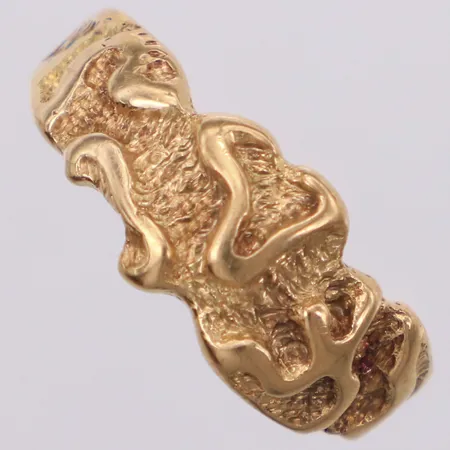 Ring, stl 19, bredd 3,2-9,4mm, 18K Vikt: 6,6 g