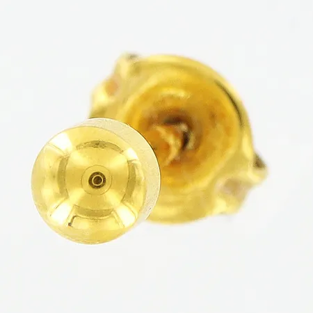 Enstaka örhänge, Ø3,7mm, gulmetall  Vikt: 0,5 g