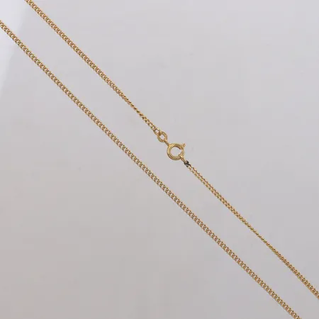 Kedja Pansar, längd 63,5cm, bredd 2mm, 18K  Vikt: 10,1 g