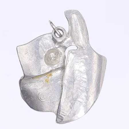 Hänge, Börje och Karin Tennung, Borås, 45x35mm, stämpelmärkt, tenn, repor Vikt: 0 g