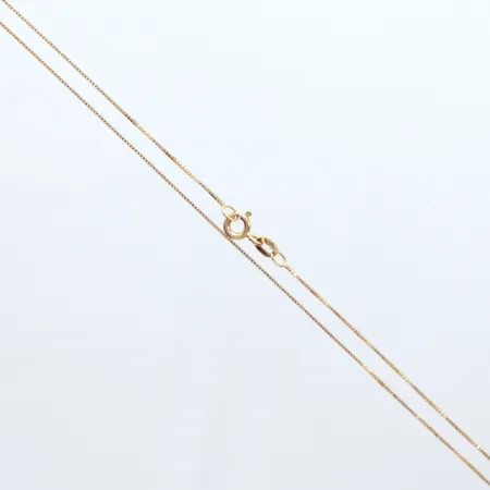Kedja Venetzia, längd 41,5cm, bredd 0,70mm, 18k Vikt: 1,5 g