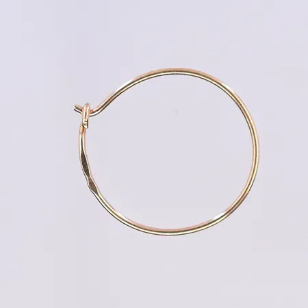 Ett separat örhänge, läkring, Ø13 mm, 18K. Vikt: 0,1 g