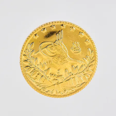 Mynt, Ø 18mm, Irak, 21K Vikt: 3 g