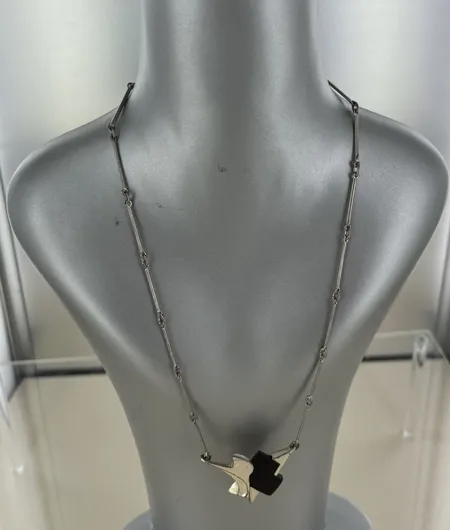 Collier Lapponia, längd 43 cm, silver 925/1000 Vikt: 17,3 g