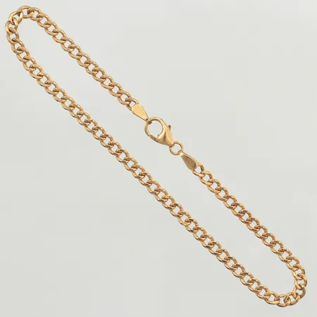 Armband Pansar ca 18,5cm, bredd ca 3mm, Guldfynd, 18K Vikt: 2,2 g