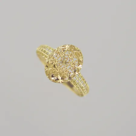 Ring, Ø 16½, höjd 11,76 mm, 21K Vikt: 1,4 g