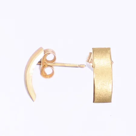 Ett par örhängen, defekta, 18K Vikt: 0,5 g