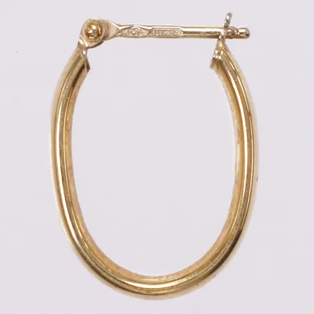 Örhänge, udda, längd 17mm, bredd 3mm, 18K Vikt: 0,7 g