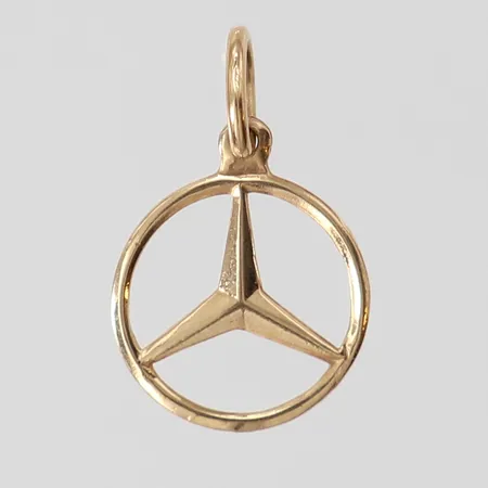 Hänge, 18x11,5mm ink ögla, 18K.  Vikt: 0,6 g