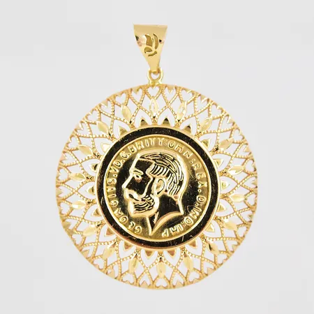 Hänge, Ø 29mm, 18K Vikt: 3,9 g