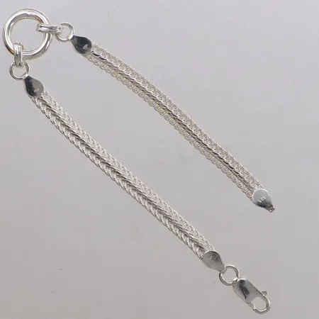 Armband, längd 19,5cm, bredd 5,4-14,7mm, silver 925/1000 Vikt: 10,8 g