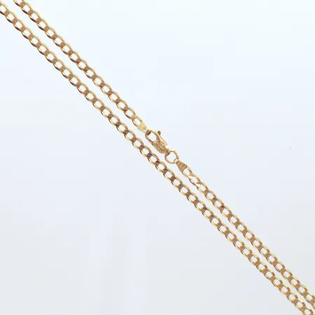 Kedja, Pansar, längd 50,5cm, bredd 2,1mm, 18k Vikt: 8,8 g