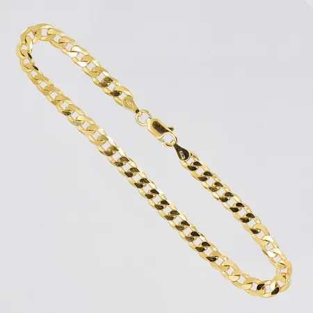 Armband Pansar, 18,5cm, bredd 4,3mm, 18K Vikt: 8,5 g