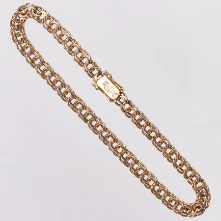 Armband, Bismarck, längd 20cm, bredd 5,1mm,  	Andersson Allan J W , år 1957, 18K Vikt: 10,7 g