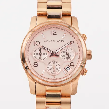 Armbandsur Michael Kors, batteribyte krävs, diameter ca 38 mm, box.