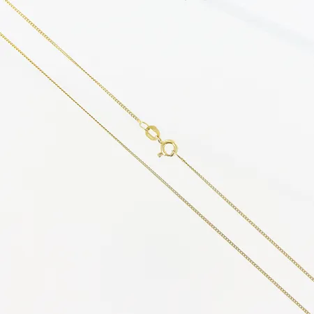 Kedja Pansar, 4cm, bredd 0,5mm, 18K Vikt: 1,6 g