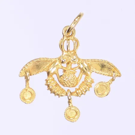 Hänge defekt 14K Vikt: 1,2 g