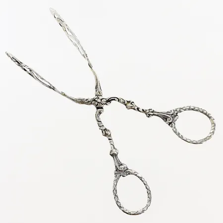 Socker/pralintång 138mm, M&O, silver 830/1000. Vikt: 28,8 g