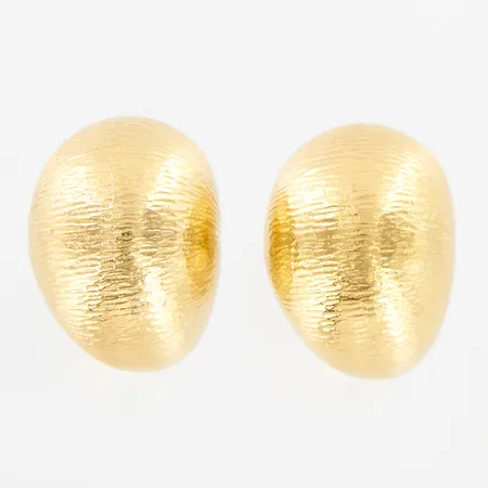 Ett par örhängen, Ole Lynggaard, 15mm, bredd: 12mm, 18K  Vikt: 8,9 g