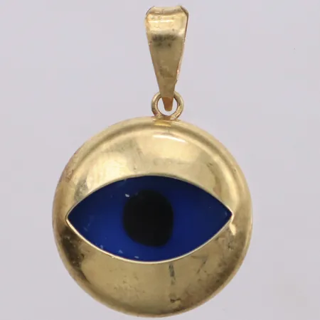 Hänge, längd 22,2mm, bredd 14,2mm, bucklig, 14K Vikt: 1,8 g