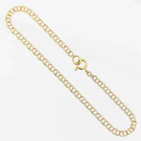 Armband Bismarck, 18cm, bredd 2,7mm, 18K Vikt: 1,9 g