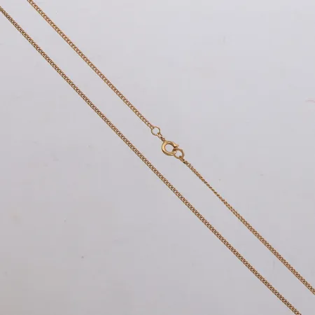 Kedja Pansar, längd 44cm, bredd 1,4mm, 18K  Vikt: 3,7 g