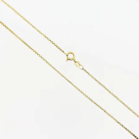 Kedja Venezia, 39cm, bredd 1mm, mindre skevheter, 18K Vikt: 4,2 g