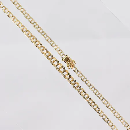 Kedja Bismarck, 43cm, doserad bredd 3-5mm, 18K Vikt: 7,2 g