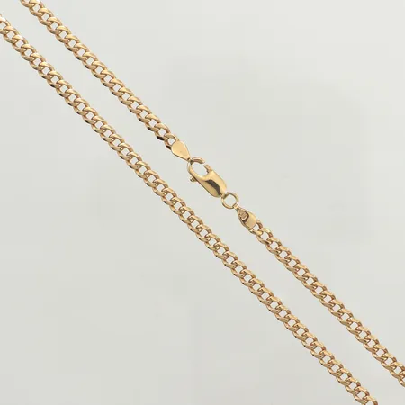 Kedja Pansar, längd 54cm, bredd 3,5mm, 14K Vikt: 15,4 g