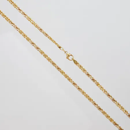 Kedja, längd ca 55,3cm, bredd 3,5mm, 18K Vikt: 8,8 g
